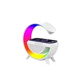  Station de Recharge sans Fil caméra Espion Ultra HD 4K WiFi avec Enceinte Bluetooth