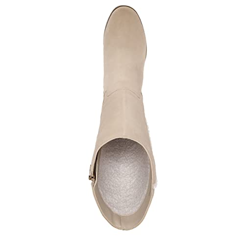 Vionic Women's Whistler Leather And Suede Tall Boot- Supportive Waterproof High Zipper Boots That Include Three-Zone Comfort With Orthotic Insole Arch Support, Wheat Sde Shearling 8 Medium #TOP2