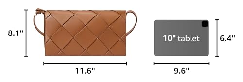 Image of BOSTANTEN Woven Purses for Women Vegan Leather Hobo Bag Shoulder Handbags