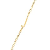 [Ｃｒｅａｍ　ｄｏｔ．] クリームドット ブレスレット ステンレス 金属アレルギー サージカルステンレス レディース 人気 つけっぱなし チェーン イニシャル アルファベット 極細 【ゴールド × J】