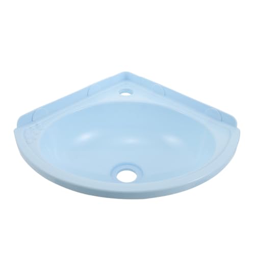 Lavabo de baño triangular POPETPOP instalable sin taladro 2