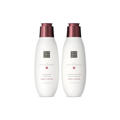 RITUALS The Ritual of Ayurveda Value Pack - Nourishing Shampoo and Conditioner Set - With Wheat, Chia Seeds, Rice, and Macadamia Oil - Gift Set Pack of 2x 250ml