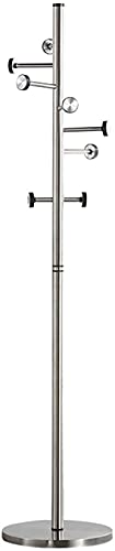 QWEA Gflyme Garderobenständer Bodengarderobe Edelstahlgarderobe...