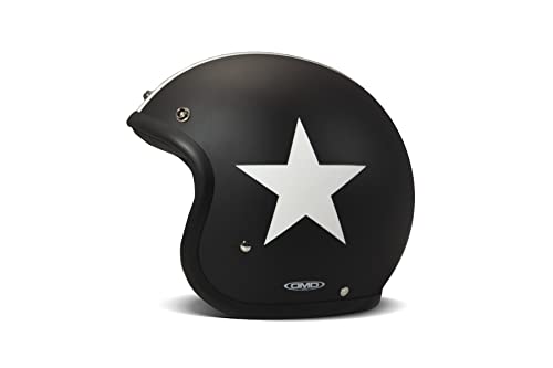 Casque moto DMD jet vintage Star Black taille S 1jts30000sb02