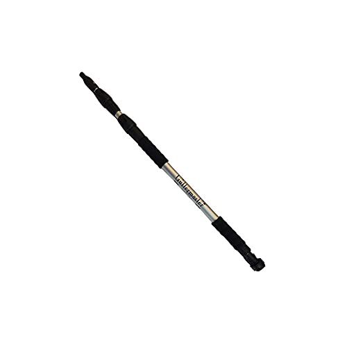 Guttermaster Mini Straight Extension Water Fed, Extends To 6 Feet Bundle With 8 Inch Oblong Medium Soft Flow Through Brush - Blue #TOP2