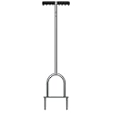 Walensee Lawn Coring Aerator, Manual Grass Dethatching Turf Plug, Core Aeration Tool Heavy Duty Aerator for Compacted Soils and Lawns to Prevent Lawn Run-Off and Soil Compaction