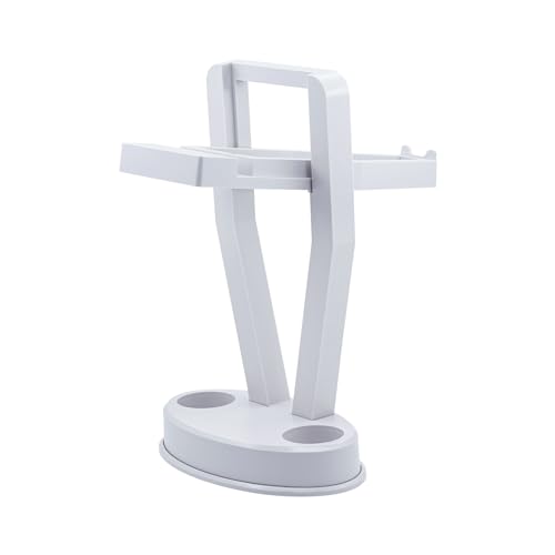 Mcbazel Stand Holder Compatible with Quest 3s/Quest 2/Quest 3/PS VR/Touch Controller, VR Headset Display Stand - Sturdy, Easy Assembly, Non-Slip Base, Space-Saving Design - White - Image 4