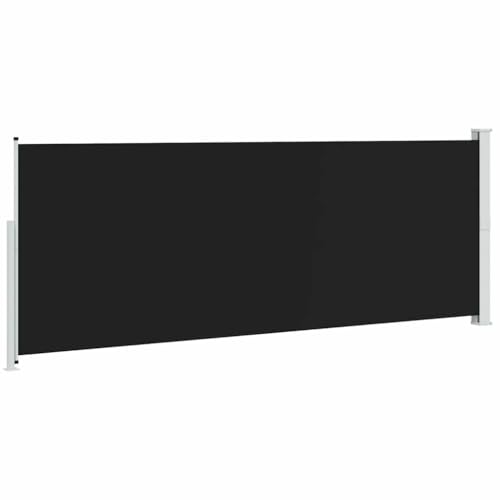 Store latéral extensible noir pour bloquer les regards des voisins sur la terrasse - 7