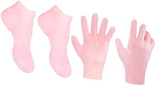 GLSTOY 1 Set Callus Moisturizer - Skin Men Foot Gloves& Pink Home Women Mitts Feet Moisturizing Gel Removing Soften Moisturize Re Care for Beauty Hand Dry Hands and Sock