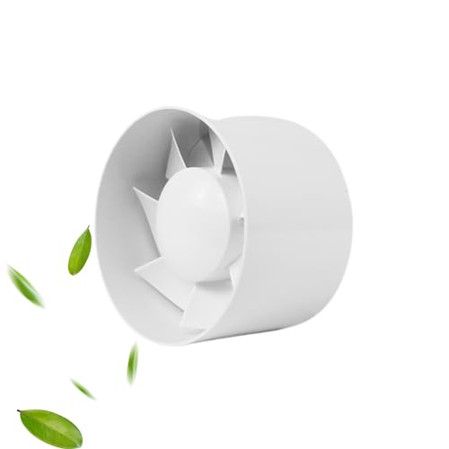 GROWMANIA Extractor de Aire en Línea Tubo para Armario de Cultivo 150 MM | Extractor de Olor con Caudal de Aire 295 m³/h | Aire Fresco Invernadero | Motor Silencioso