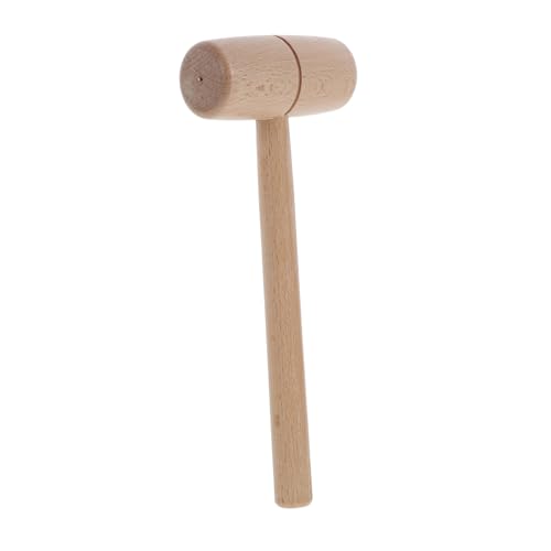 UKCOCO Maillet de Hêtre pour Travail Du et Sculpture Petit Marteau Artisanal pour Projets DIY et Menuiserie