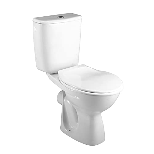 Pack WC à poser 3/6L ROCA SOPHIA sortie horizontale - Blanc
