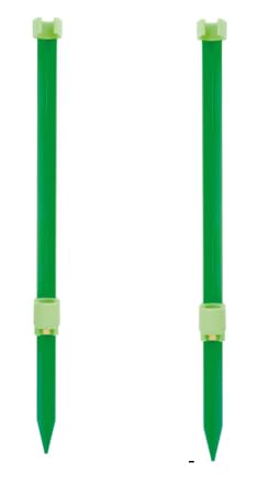 DIMENSIONI: Picchetti lunghi 150 cm, ideali per la pesca in spiaggia e surfcasting, costruiti con materiali robusti e resistenti