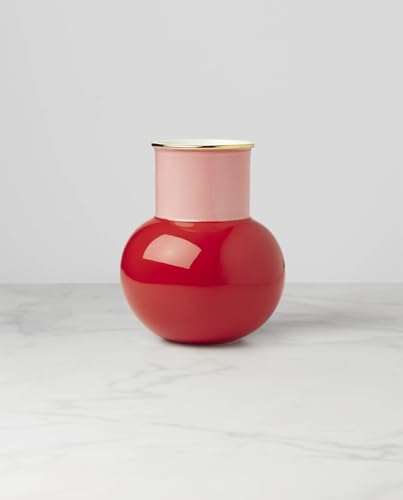Vase Kate Spade Make It Pop Rouge Chaud pour table de salon moderne - 4