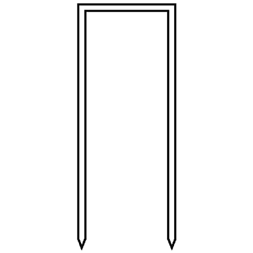 Grapas tipo N 50 mm Airkraft para fijar madera pesada y palets sin roturas 10000 unidades