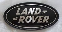 EuroActive Land Rover Black & Silver 3.5 Inch Emblem Badge Rear