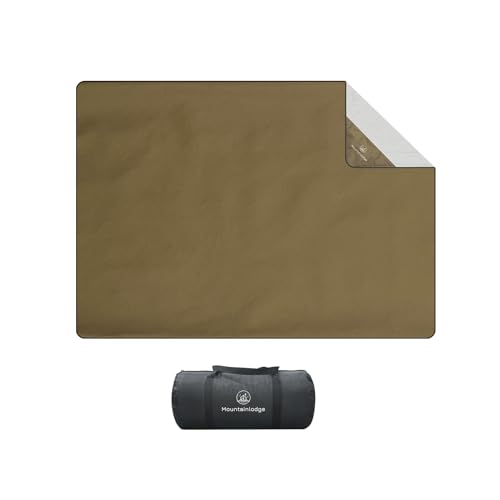 Mountainlodge Outdoor Durable 210D Nylon Oxford Camping Blanket for Adult&Kids&Pets,Portable Packable Wterproof Blanket for Travel,Backpacking and Take Pets a Short Rest. (Loose covershell)