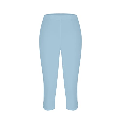 Women's High Waist Solid Color Regular Leggings Casual Cargo Pants Sweatpants Stretchy Work Capris With Pokets,Joggers With Pockets Cargo Sweatpants Elastic,2*Light Blue,Small #TOP3