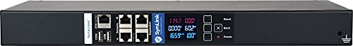 Synaccess SynLink Switched Pro+ Power Distribution Unit (PDU) 120V 20A, 8 Outlets - 1U Horizontal Mount C20 Input - Remote Management with 1% Accurate Energy Monitoring (8) NEMA 5-20 Receptacles