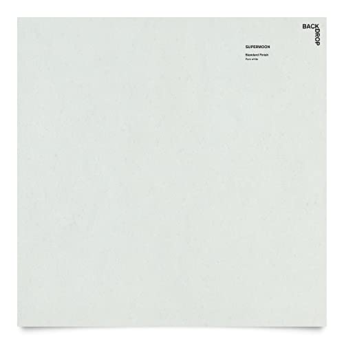 BACKDROP | Premium Interior Paint | Large Adhesive Paint Swatch | SUPERMOON - Pure, Bright White | 12" x 12" Color Sample