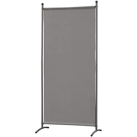 Angel Living Protective Screens Folding Screen Room Divider Screens Room Partitions Garden Privacy Outdoor Screens for Patio Privacy, 1 Panels (80 x 180cm, Grey) Cover