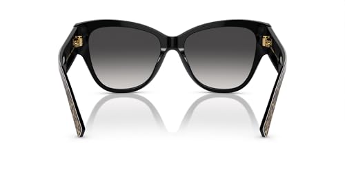 Dolce & Gabbana Sunglasses DG 4449 31638G Leo Brown On Black Grey Gradie4