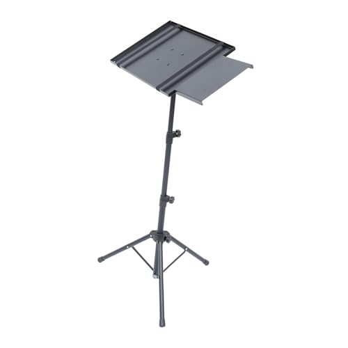 Support de projecteur métal trépied pour ordinateur noir