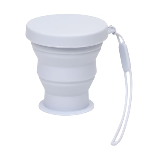 Opilroyn Vasos plegables para viajes | Taza de agua de silicona plegable de viaje 200ml,Reutilizable para bebidas frías calientes de picnic pesca al aire libre senderismo camping gimnasio