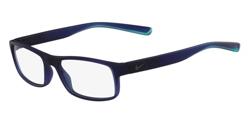 Nike 7090 N lunettes de vue homme bleu marine mat 53mm légères