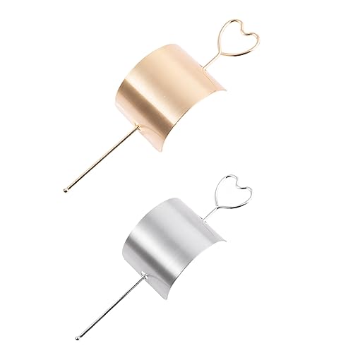 MERRYHAPY 2Pcs Chic Bun Elegant Hair Accessories for Women High Polished Surface for Weddings Proms and Daily Wear Stylish Bun Holder for All Hair