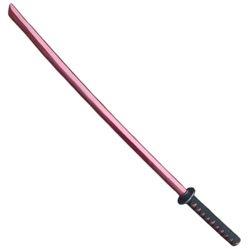 Holz Katana Schwert, Bokken Kendo-Schwertkampf-Training, Samurai Schwert, Rollenspiel Cosplay Iaido-Bokken (Rot)