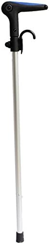 Cane for Mobility and Utility, with The Built in Grabber to Pick up Items That Have Fallen – 33” Silver