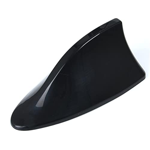 LATRAT Antenna Auto Pinna di Squalo Tetto Antenna, Base Modifica Segnale Radio Antenna Pinna di Squalo Antenne Autoradio, per La Maggior Parte Delle Auto,Nero