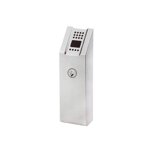 Cenicero de pared de acero inoxidable para eliminación de colillas al aire libre