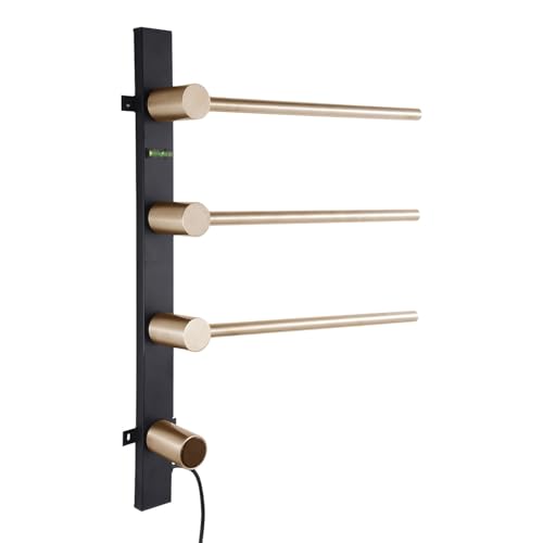 Electric Towel Rack - Wall Mounted Towel Warmer Rack,Adjustable Temperature Bathroom Towel Warmer with LED Display, Timer for Bathroom, Apartment