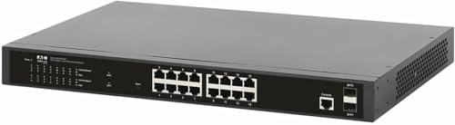 Image of Eaton Electrical - NGS16C2POE-1 - Tripp Lite Series NGS16C2POE-1 Ethernet Switch - 16 Ports - Manageable - Gigabit