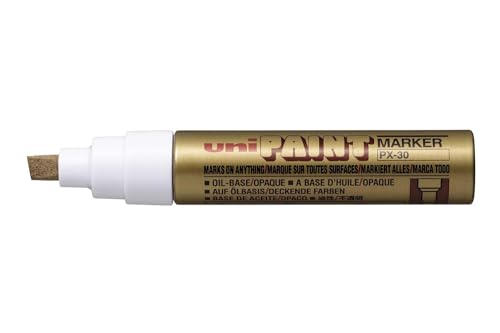 Marqueur Peinture Uni Paint Marker PX30 Or Permanent Lot de 6
