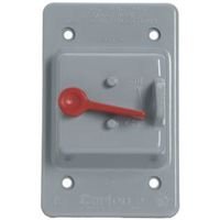 Thomas & Betts/Carlon Grey Single Toggle Switch E98TSCN-CAR