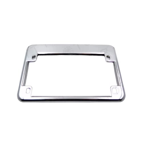 for Yamaha Harley Scooter Chopper Motorcycle License Plate Frame Chrome [P/N: MT294-004-CD]