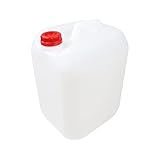 Kanister mit Schraubverschluss Lebensmittelgeeignet (10 Liter oder 20 Liter) Behälter für Bienenfutter Futter Lebensmittel, 20 Liter