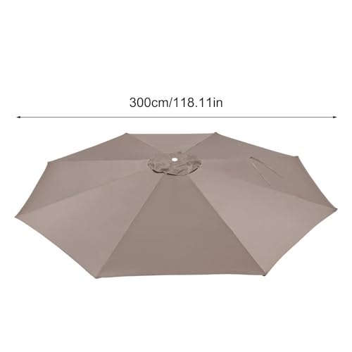 Sombrilla voladiza de patio excentrica e impermeable para la playa 5