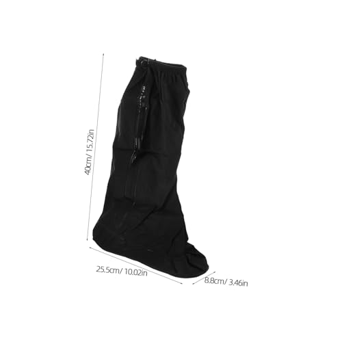 Cubrebotas de Ciclismo Unisex Negro miniatura 4