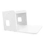 Organisé : dispose d'un trou de câble latéral pour une facile et organisée des câbles, d'un organisateur de bureau et d'un support de support d'imprimante