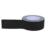 CONGARTENO 2 Inch X 30 Yards Matte Black Gaffers Tape Heavy Duty Fabric Adhesive Tape for Floor Marking Carpet Repair and Stage Use – Industrial Grade Removable Non-Reflective