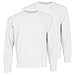 Produktbild Fruit of the Loom Doppelpack Classic Set-In Sweat + GRATIS MyShirt Stoffbeutel, Farbe:weiß, Größe:XL