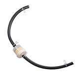 QOKLIYUI Langlebiger Inline Filtersatz mit Gummischlauch, Schlauchschellen und effizienter Leistung für 49 ccm und 160 ccm Mini Motorräder mit 5 mm Filtern. Universelle 5 mm Kunststofffilter mit 8