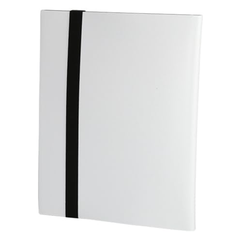 Libro da collezione di carte di grande capacità impermeabile e resistente alla polvere di della società bianco