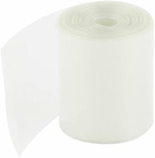 Tool parts 50mm Width PVC Heat Shrink Tubing Clear 5Meter for 2 x 18650 Batteries