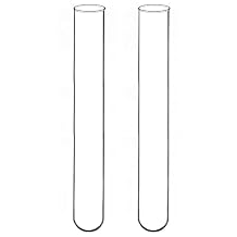 Labasics 20 Pack Borosilicate Glass Round Bottom Test Tubes, 20 mm OD X 150 mm Length Pack of 20