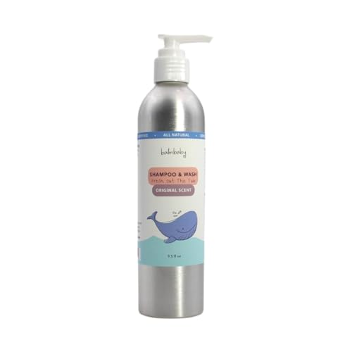 Image of BALM! Baby FRESH OUT OF THE TUB Natural Baby Wash and Shampoo - Natural Body Wash for Kids - Herbal Infusion with Organic Ingredients - VEGAN - 9.5oz Food Grade Aluminum Container